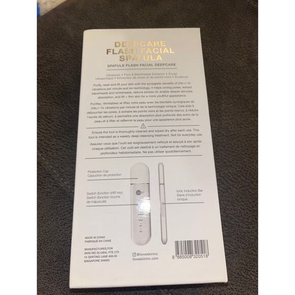 NIB SKININC DEEPCARE FACIAL SPATULA Cleansing Pore Extractor - Picture 3 of 3
